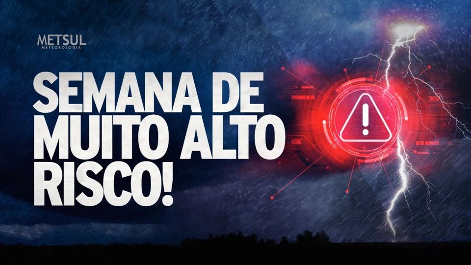 FRENTE FRIA AVANÇA SOBRE O RIO GRANDE DO SUL E GERA ATENÇÃO PARA OS RISCOS⚠️⛈️